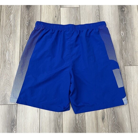 Under Armour Heatgear Loose Fit Blue/Black Woven Athletic Shorts Mens Sz XL - Picture 2 of 6